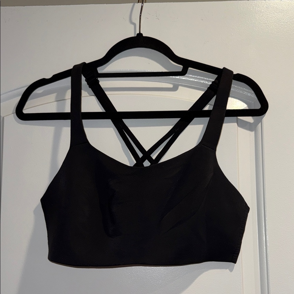 Lululemon Black Strappy Sports Bra